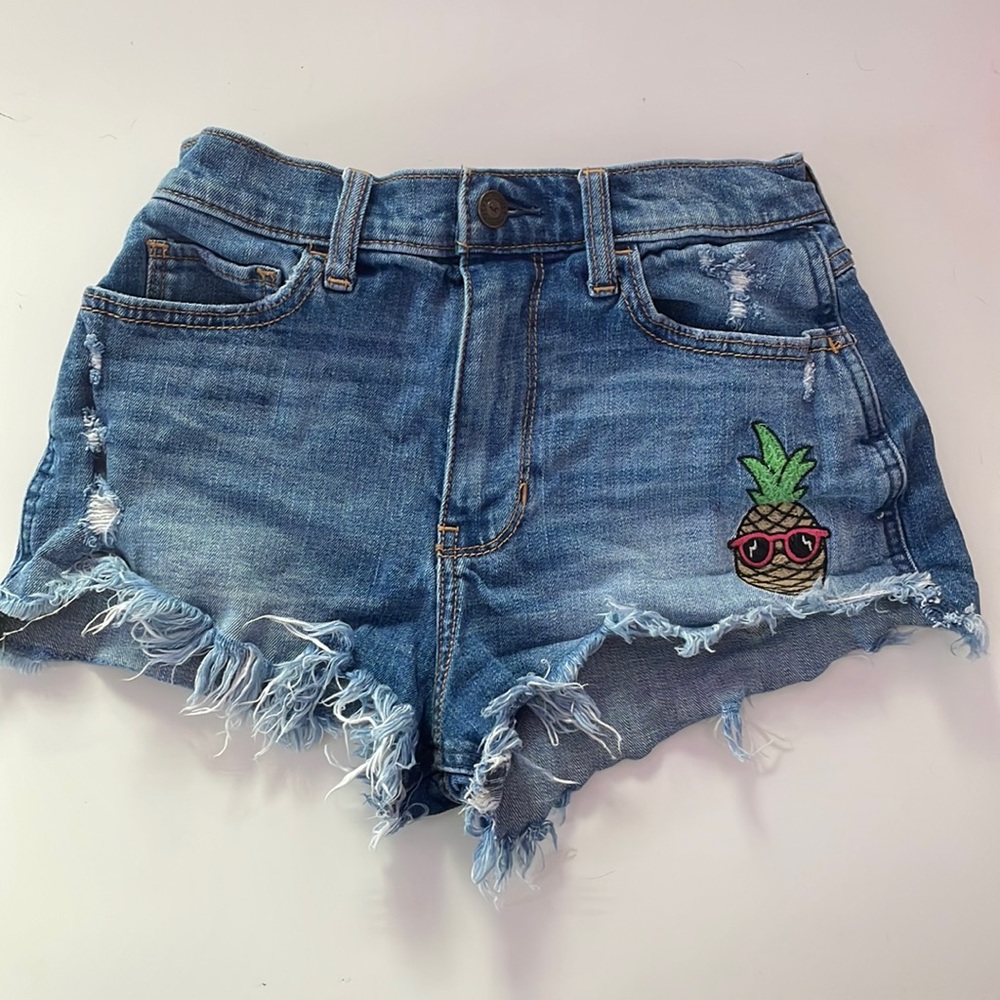 Hollister High Rise Jean Shorts